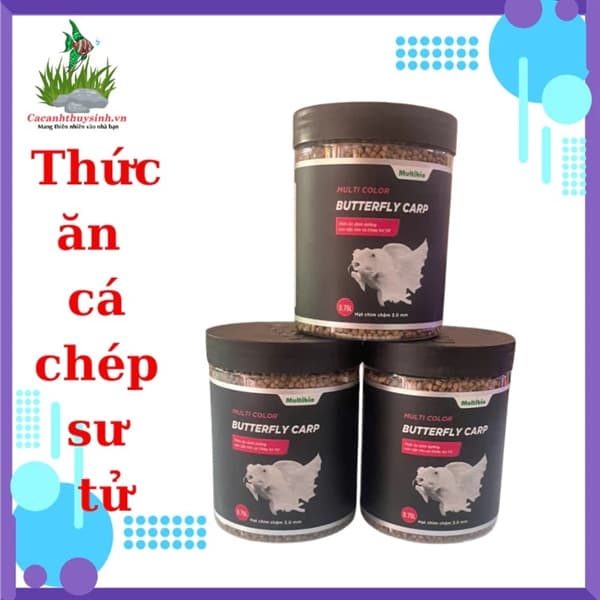 THỨC ĂN CÁ CHÉP SƯ TỬ BUTTERFLY CARP 1,5L (hạt chìm)